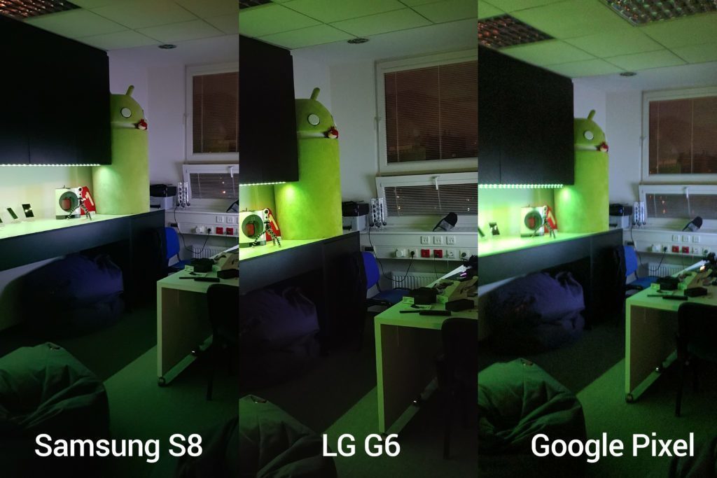 porovnani foto s8 vs G6 vs Pixel 5