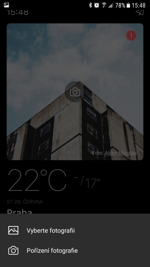 Aplikace Today Weather 20