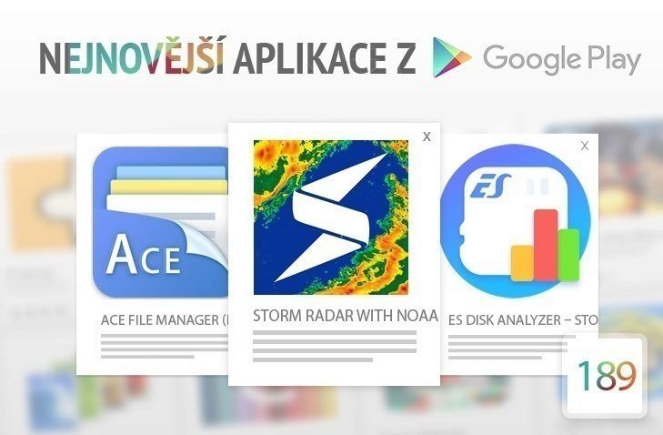 nejnovejsi aplikace z google play 189 sledujte dest a bourky na radaru