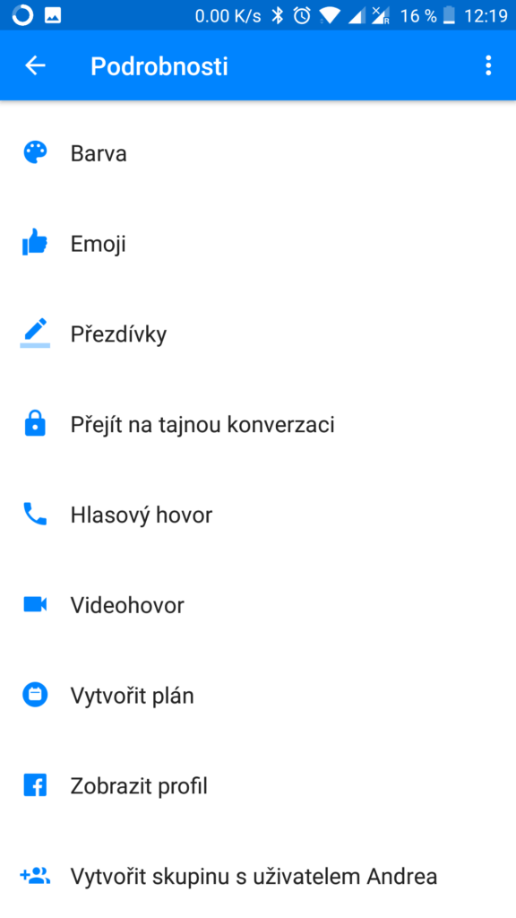 facebook messenger skryte funkce tajne konverzace