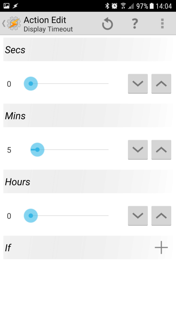 Automatizace Tasker rezim cteni 6
