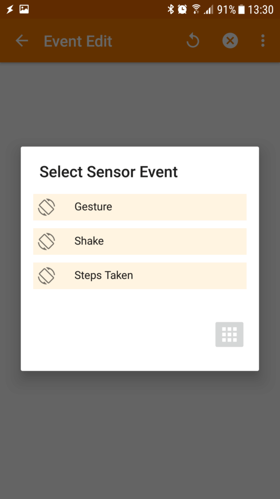 Automatizace Tasker torch 1
