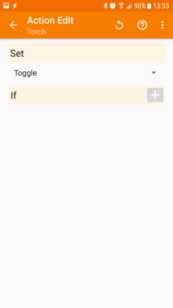 Automatizace Tasker torch 4