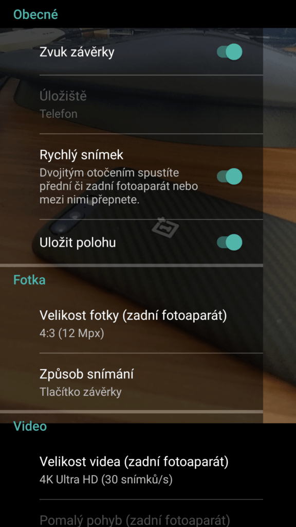 Moto G5 Plus fotoaparát 2