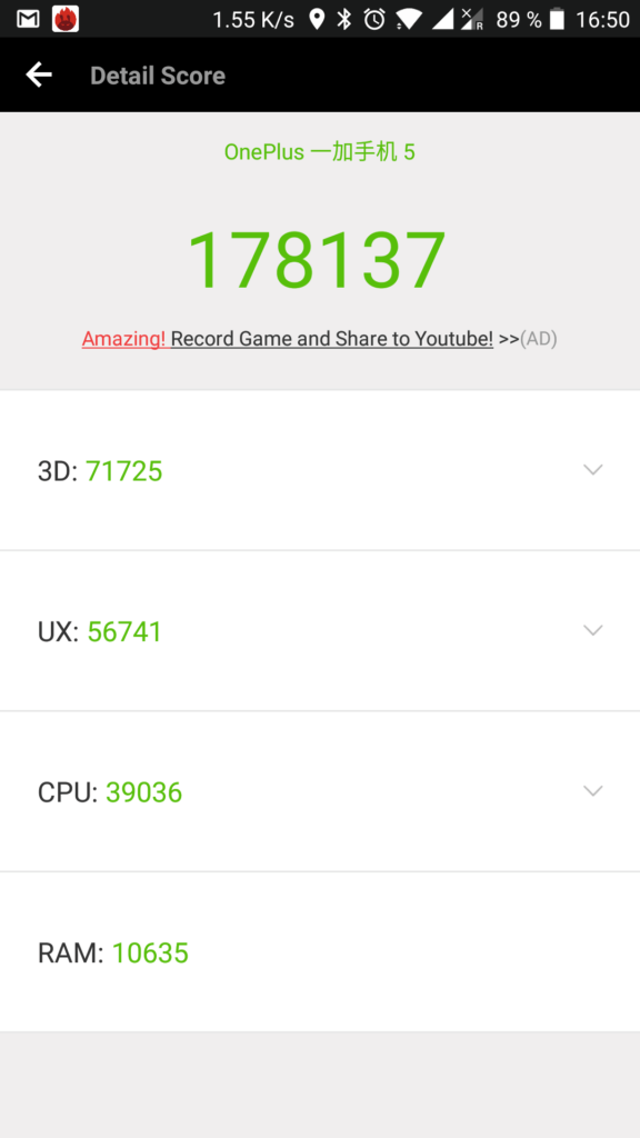 OnePlus 5 benchmark 2