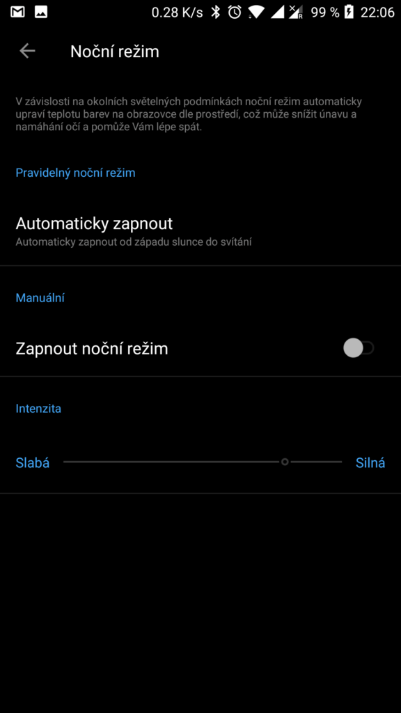 OnePlus rezimy zobrazeni 1
