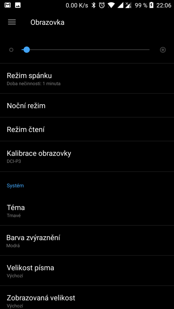 OnePlus rezimy zobrazeni 3