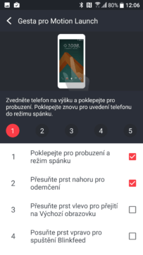 Recenze HTC 10 displej nastaveni a gesta 3
