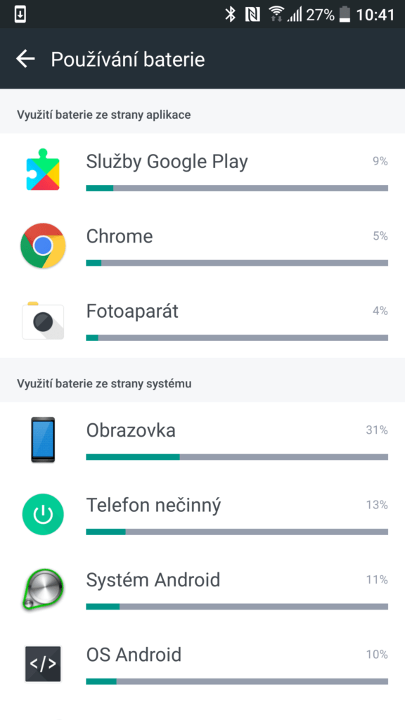 Recenze HTC 10 výdrž baterie 23