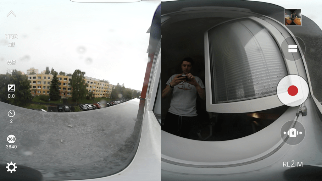 Samsung Gear 360 - mobilní aplikace 1
