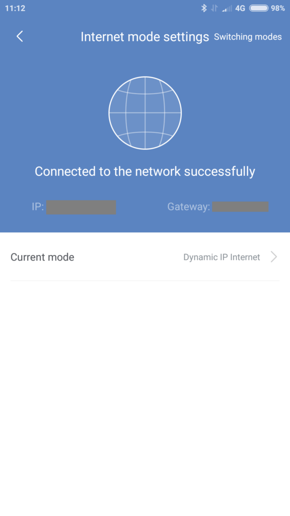 Xiaomi Mi R1D app pripojeni