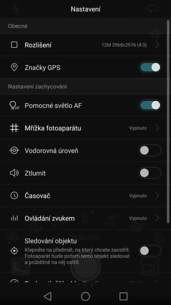 Honor 8 aplikace fotoaparatu 3