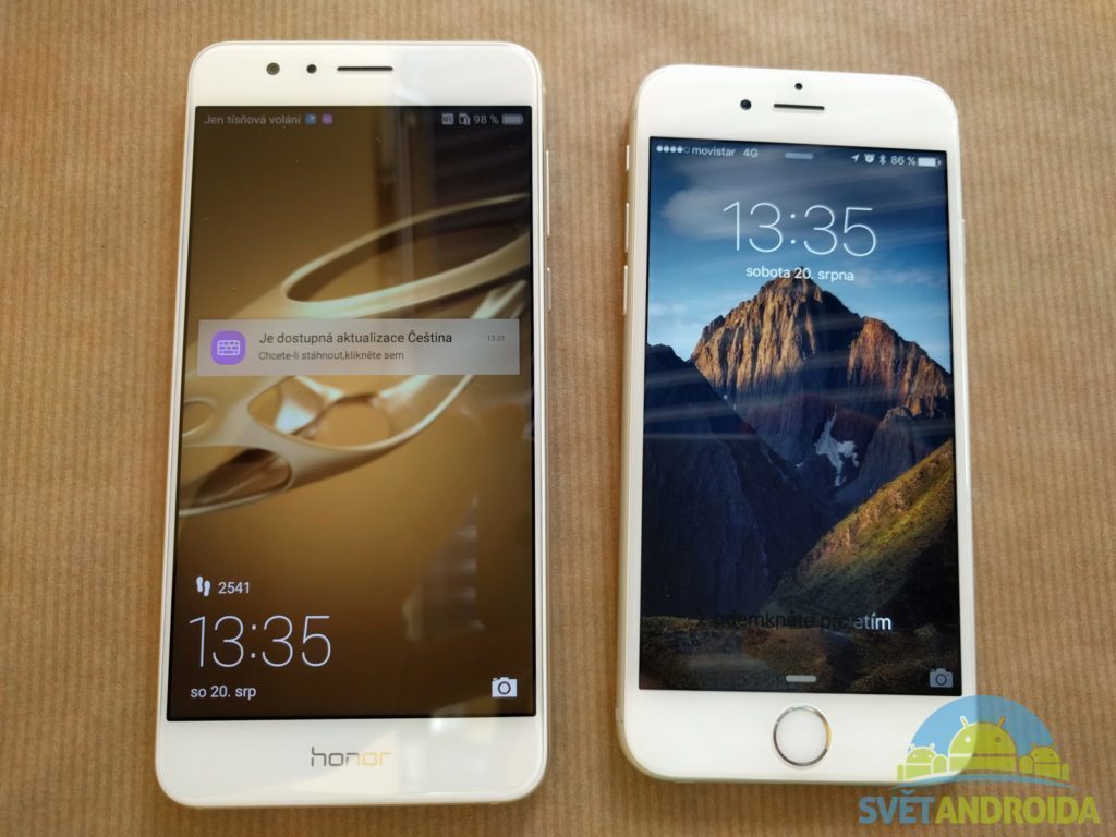 Honor 8 vs. iPhone 1