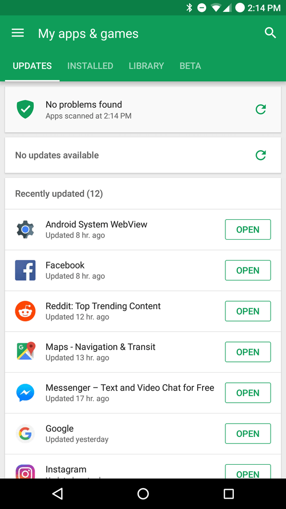 skenovani aplikaci google play obchod