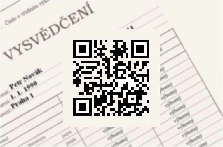 vysvedceni qr kody