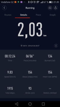 Chytré hodinky Xiaomi Huami Amazfit aplikace sport 2