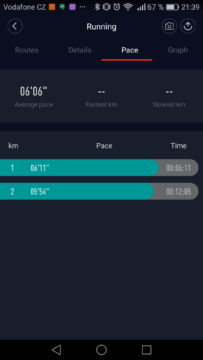 Chytré hodinky Xiaomi Huami Amazfit aplikace sport 3