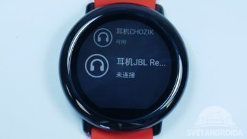 Chytré hodinky Xiaomi Huami Amazfit hudba 1