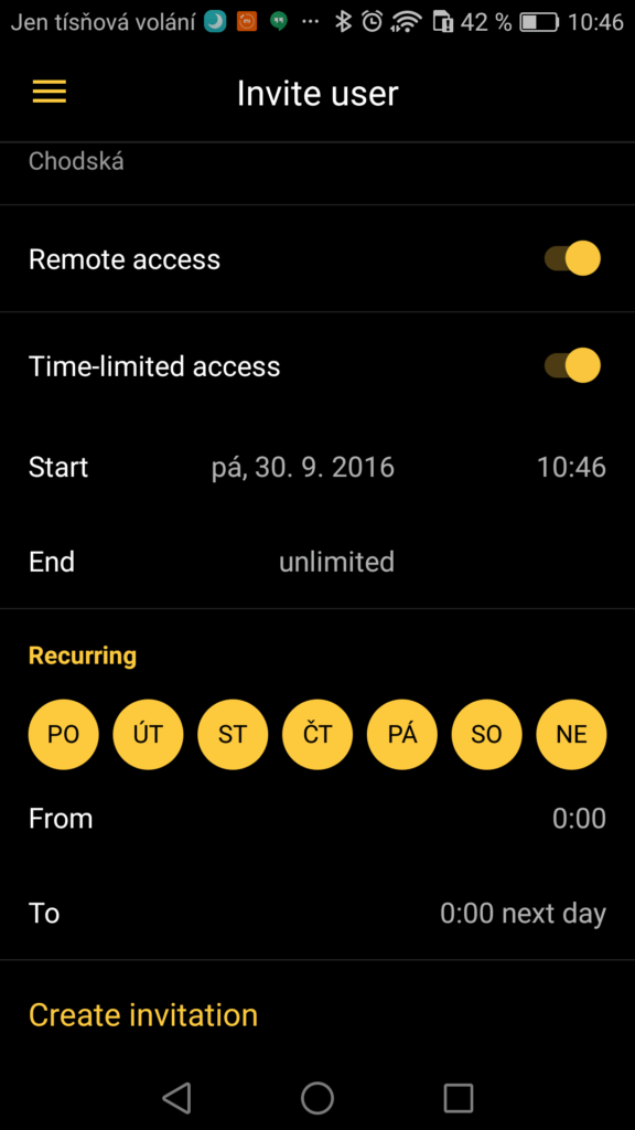 Nuki Smart Lock aplikace pristupy 2