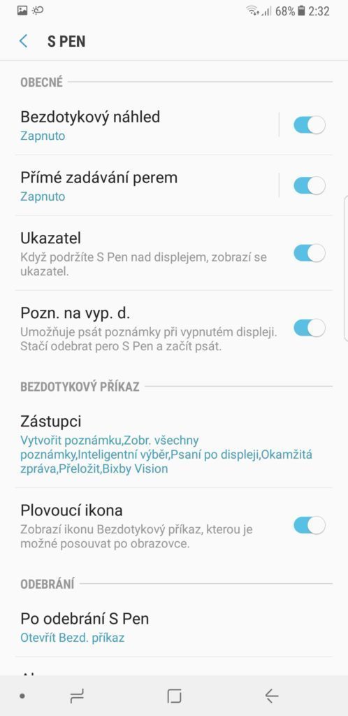 Samsung Galaxy Note 8 s pen