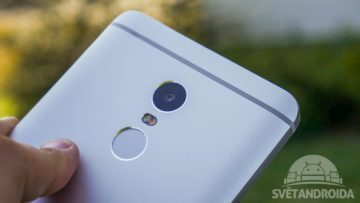 Xiaomi Redmi Note 4 konstrukce fotoaparat