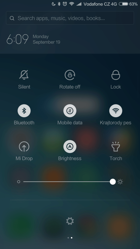 Xiaomi Redmi Note 4 systém MIUI 4