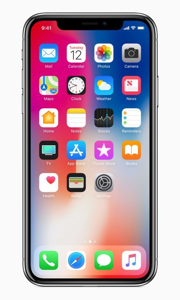 apple iphone x displej