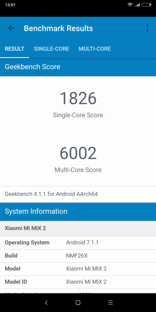 miui 9 geekbench 4