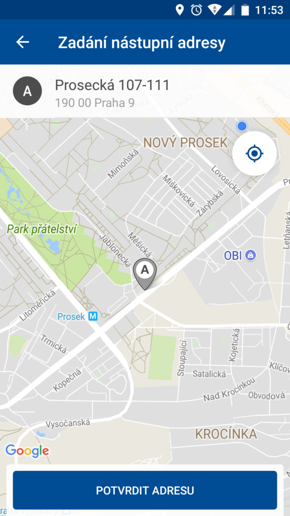 Liftago prazske taxi android 3