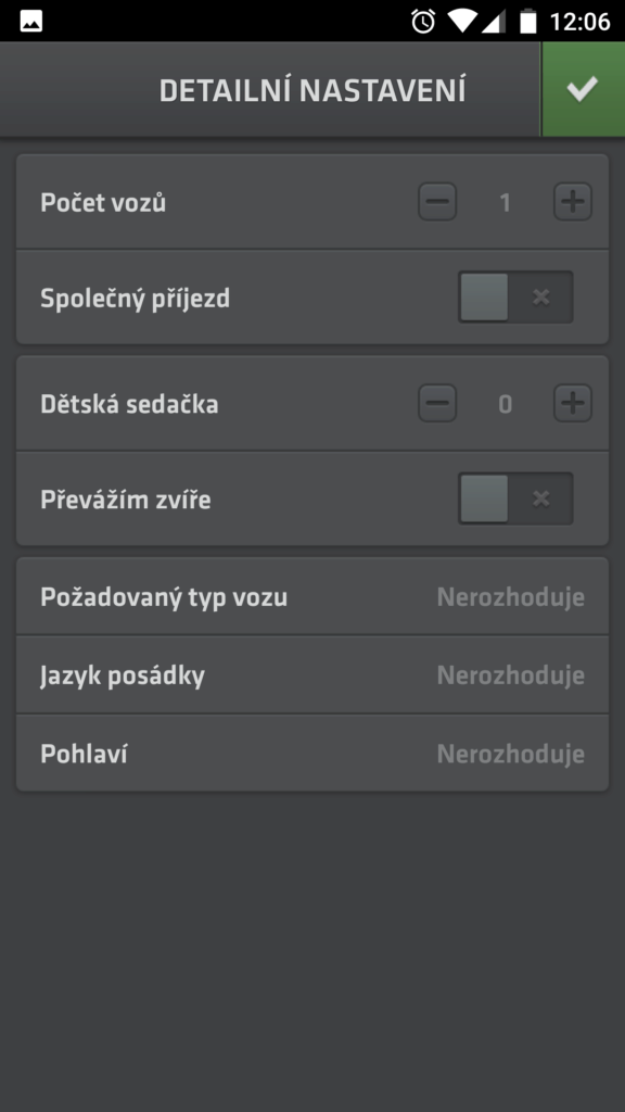 Modry andel taxi praha android 4