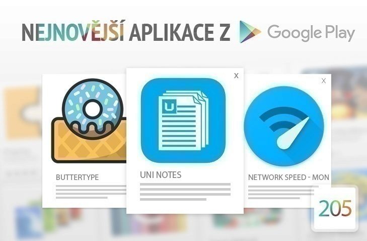 Nejnovější aplikace z Google Play 205