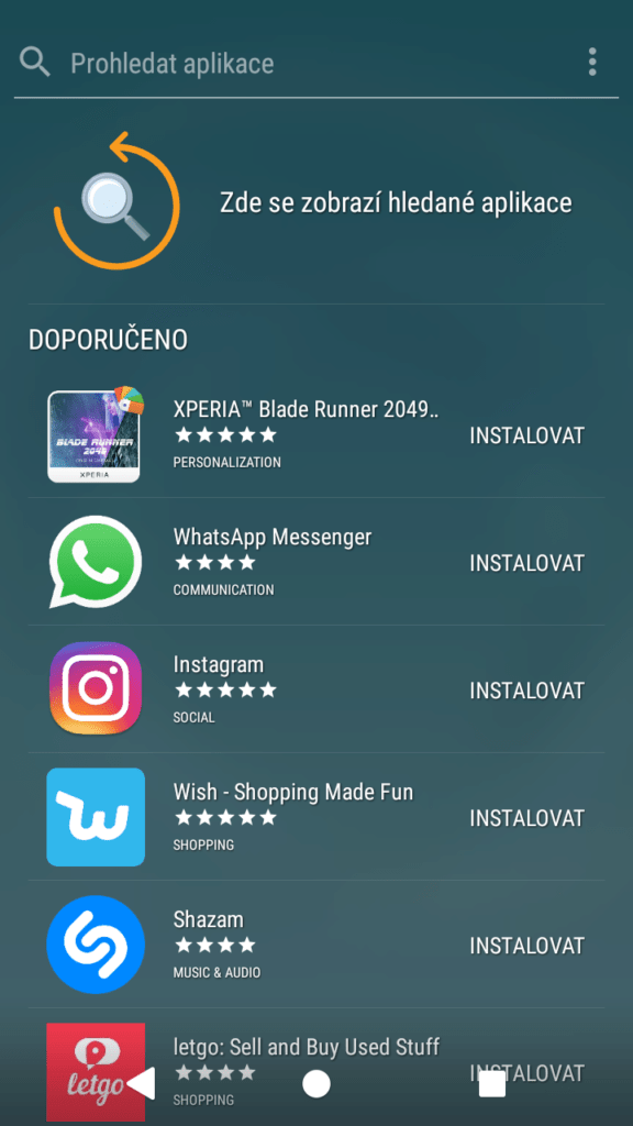 Sony Xperia XZ1 Compact launcher 2
