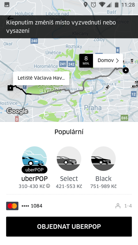 Uber taxi android 1