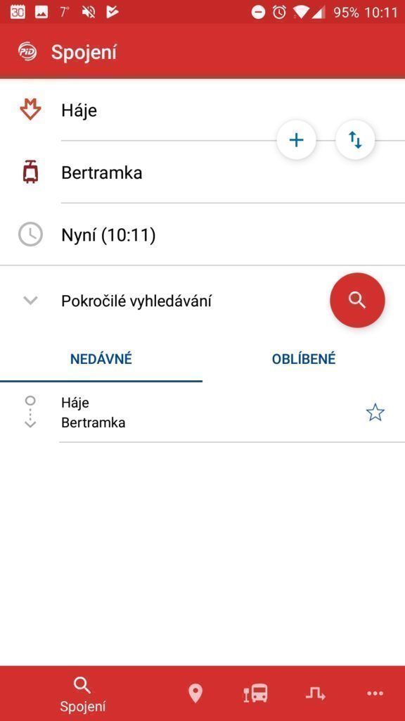 Zadání startu a cíle