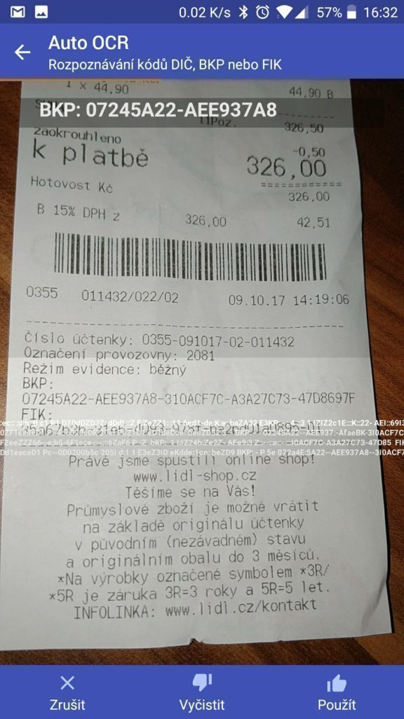 aplikace uctenkovka