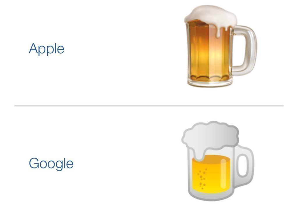 emoji ikony pivo problem
