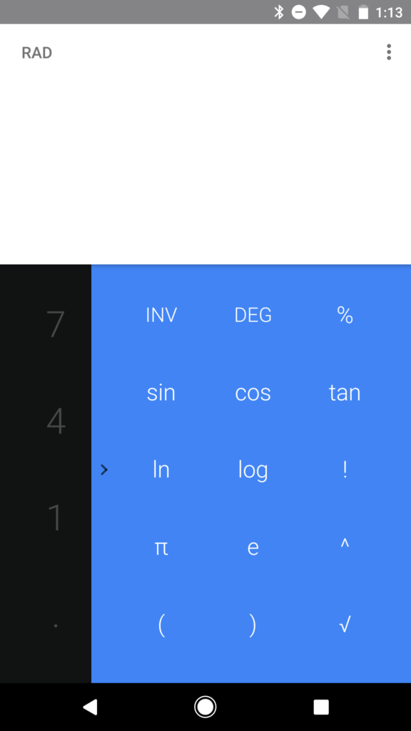 nova kalkulacka google
