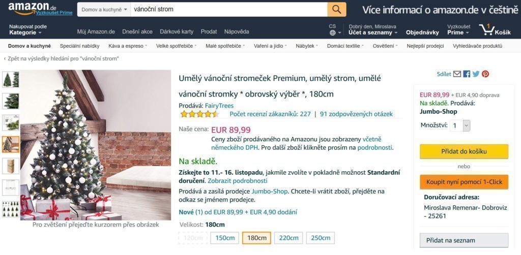 Amazon v Češtině 1
