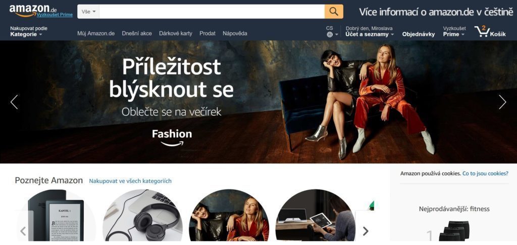 Amazon v Češtině 4