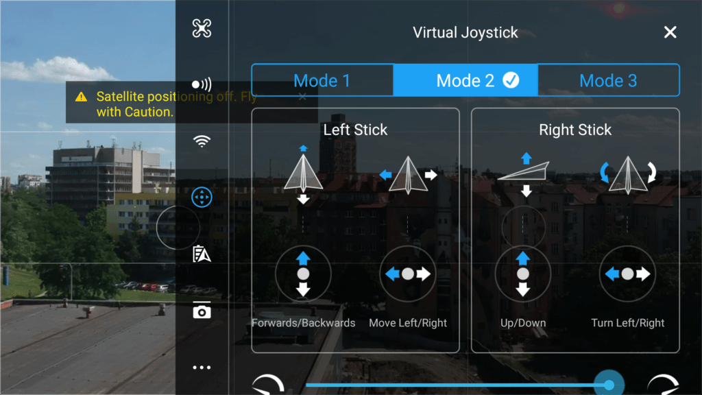 DJI GO4 aplikace Spark 3