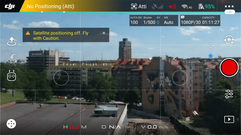 DJI GO4 aplikace Spark 7