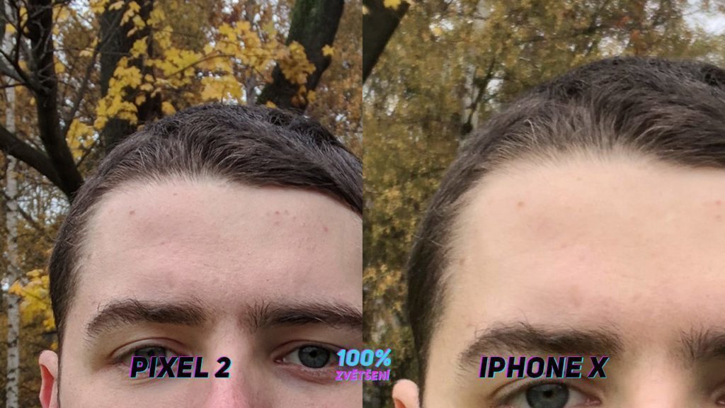 Foto test Apple iPhone X Google Pixel 2 predni kamera 3