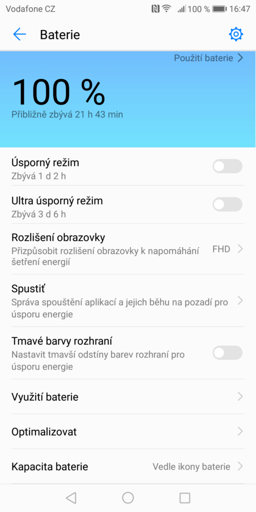 Huawei Mate 10 Pro baterie