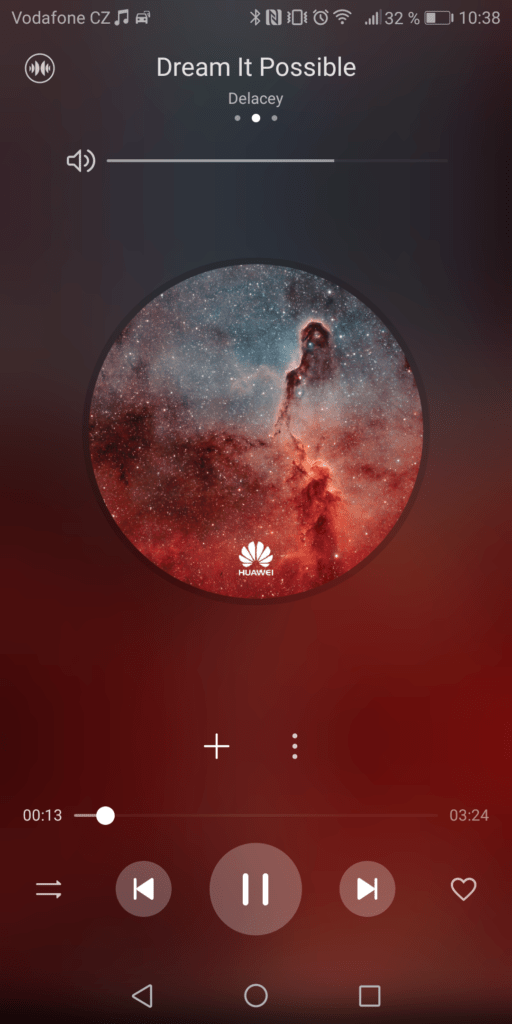 Huawei Mate 10 Pro hudba