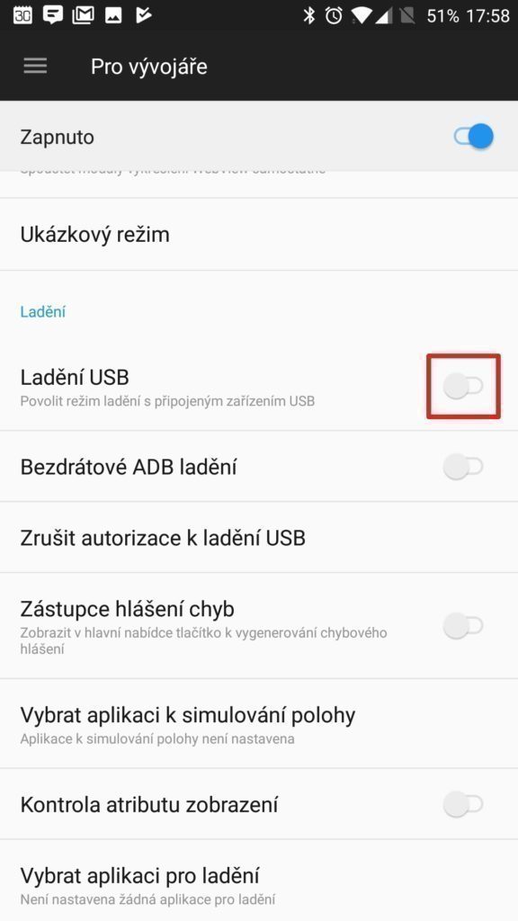 Ladění USB