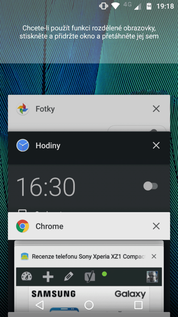 Motorola Moto G5S Plus multitasking