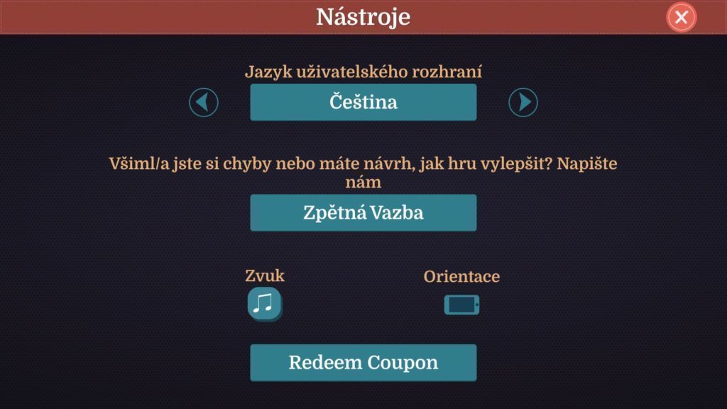 Možnosti nastavení hry