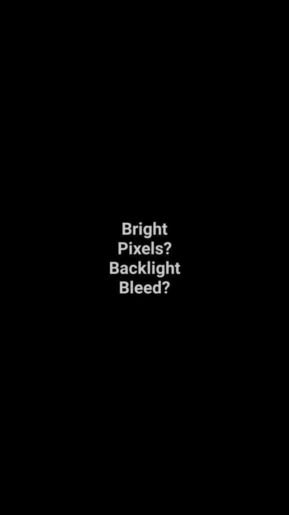 Test obrazovky
