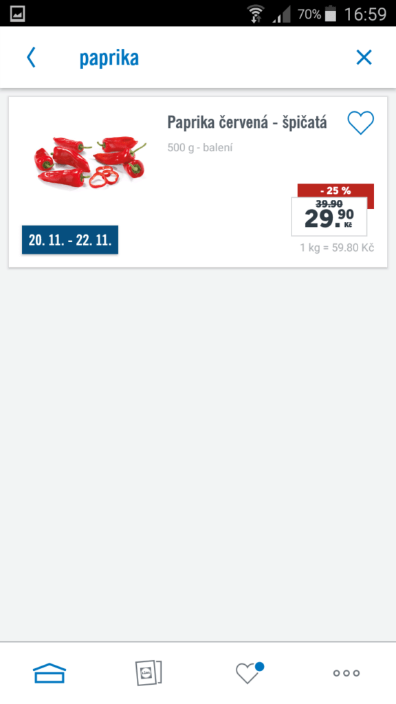 aplikace Lidl
