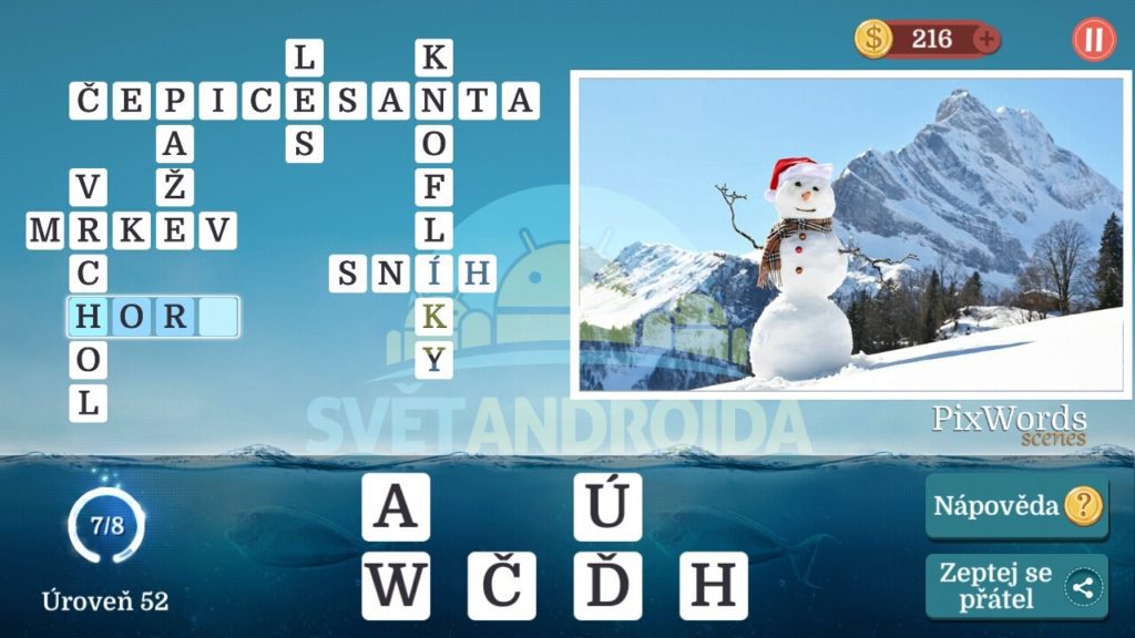 PixWords Scenes napoveda